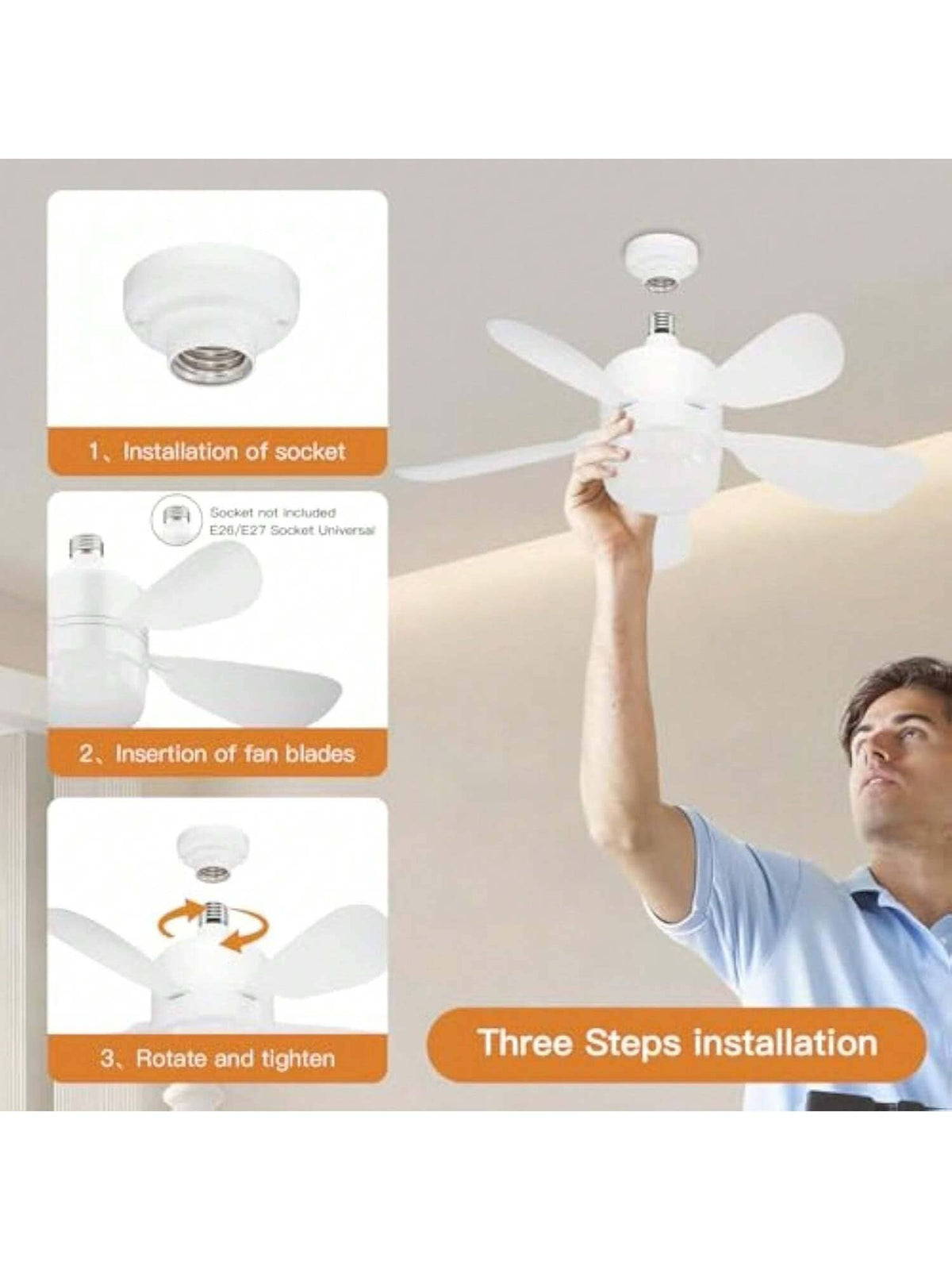 Luz de ventilador