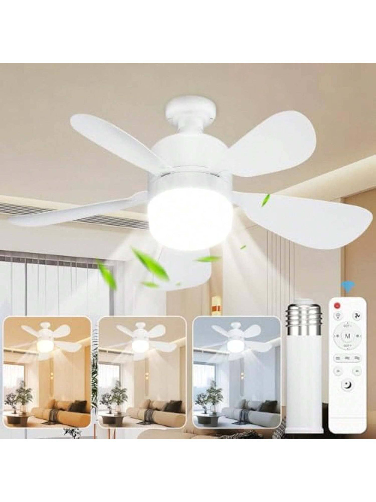 Luz de ventilador