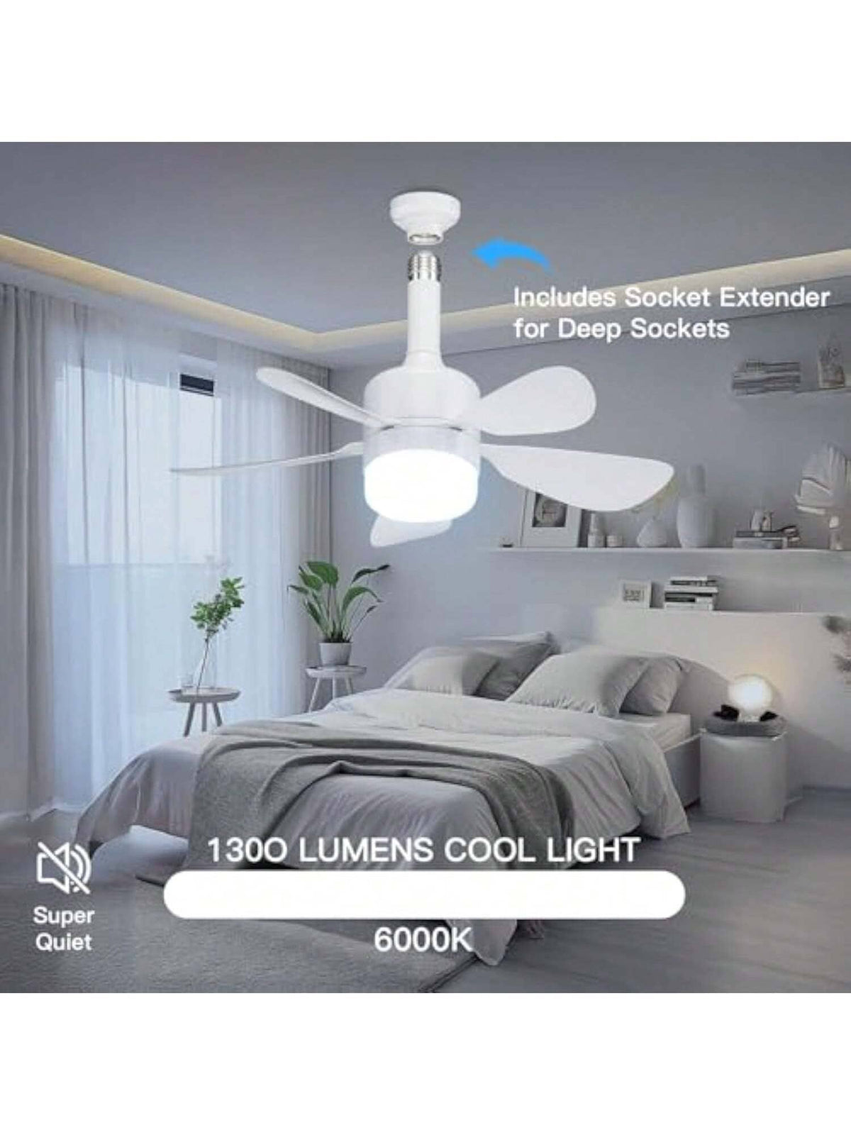 Luz de ventilador