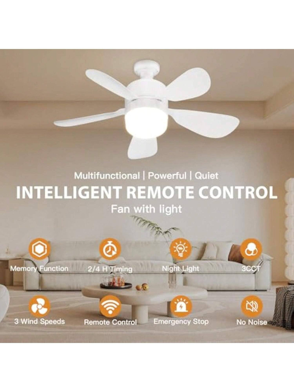 Luz de ventilador