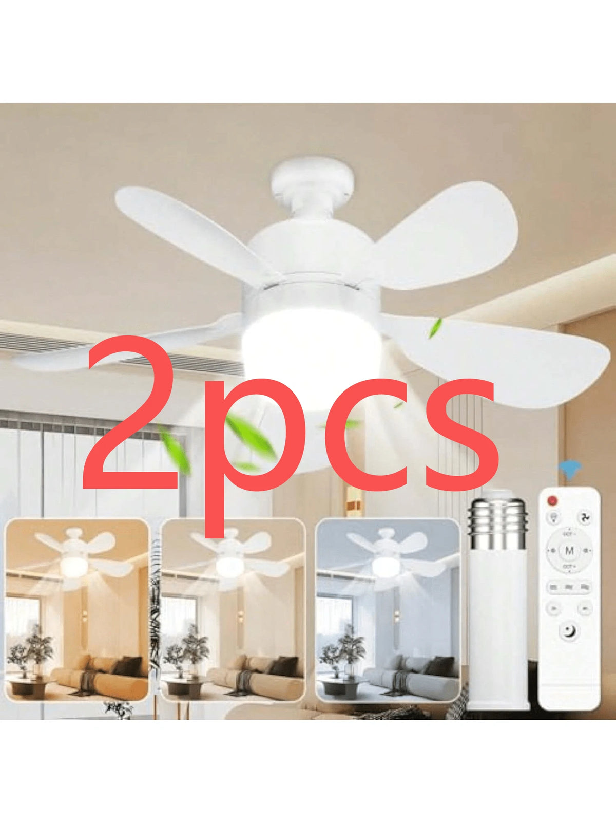 Luz de ventilador