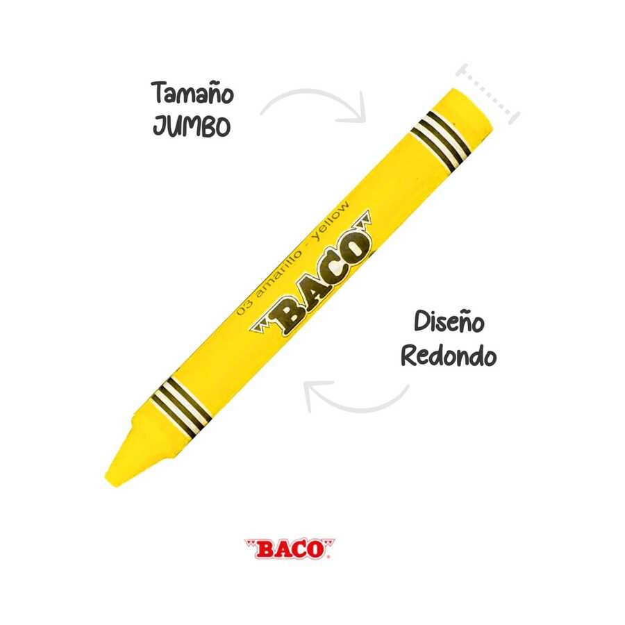 Paquete de 48 Crayones Jumbo