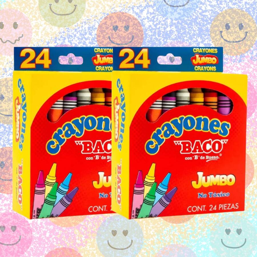 Paquete de 48 Crayones Jumbo