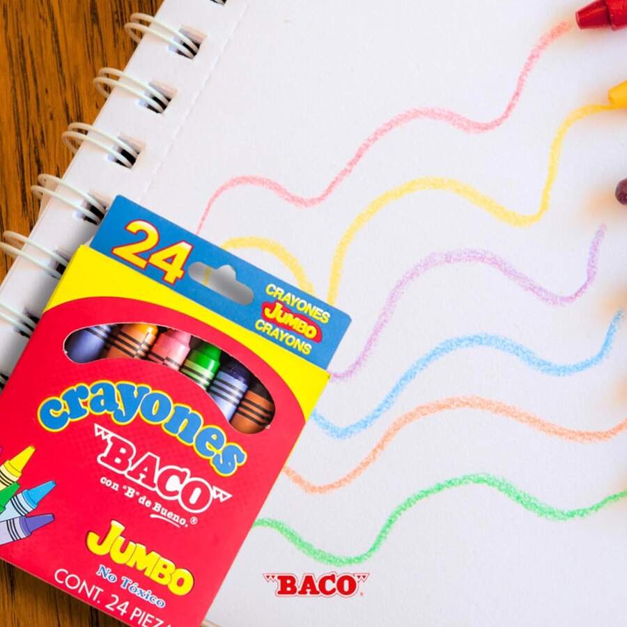 Paquete de 48 Crayones Jumbo