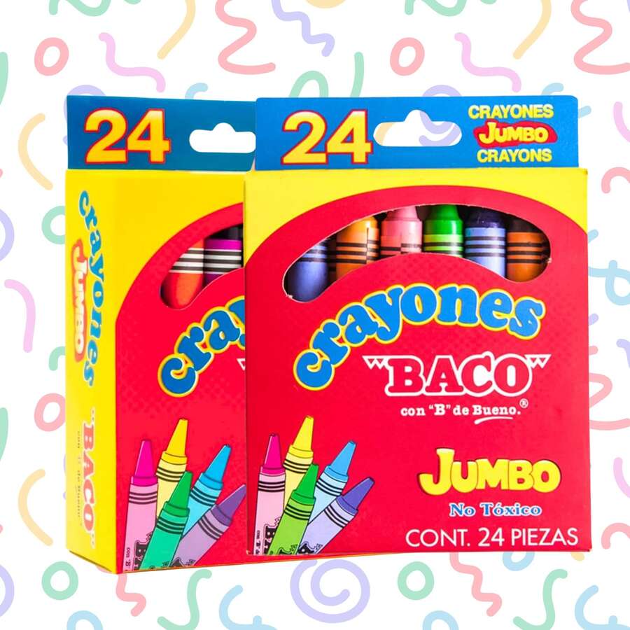 Paquete de 48 Crayones Jumbo