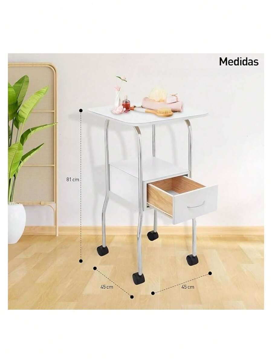 Mesa/Carrito Auxiliar para Estética