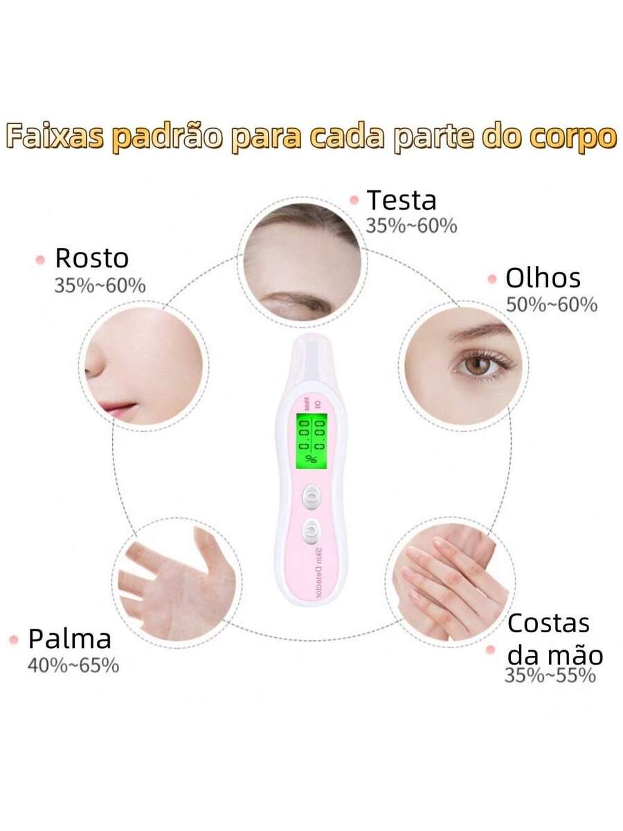 Analizador inteligente de elasticidad del aceite y humedad de la piel