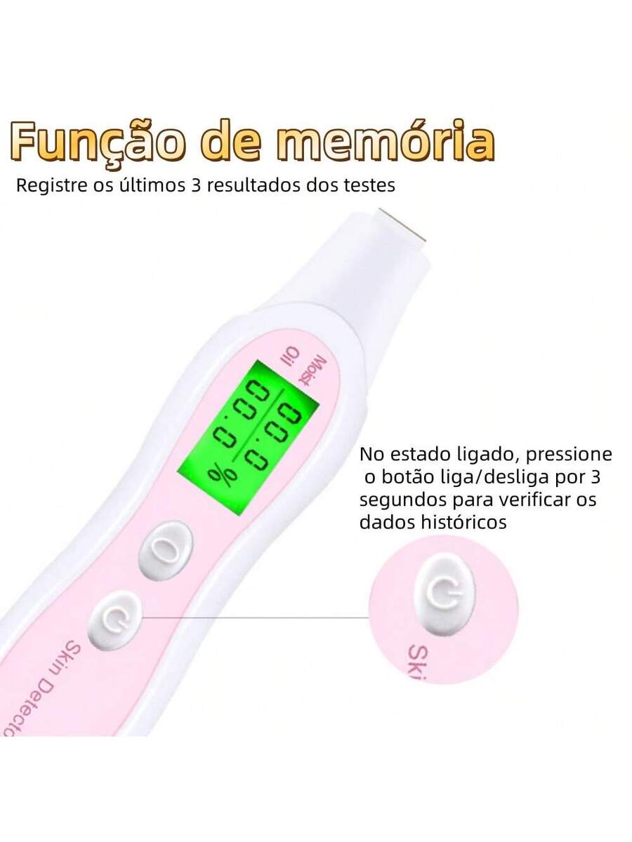 Analizador inteligente de elasticidad del aceite y humedad de la piel