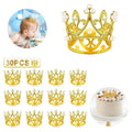 30Pcs mini coronas doradas