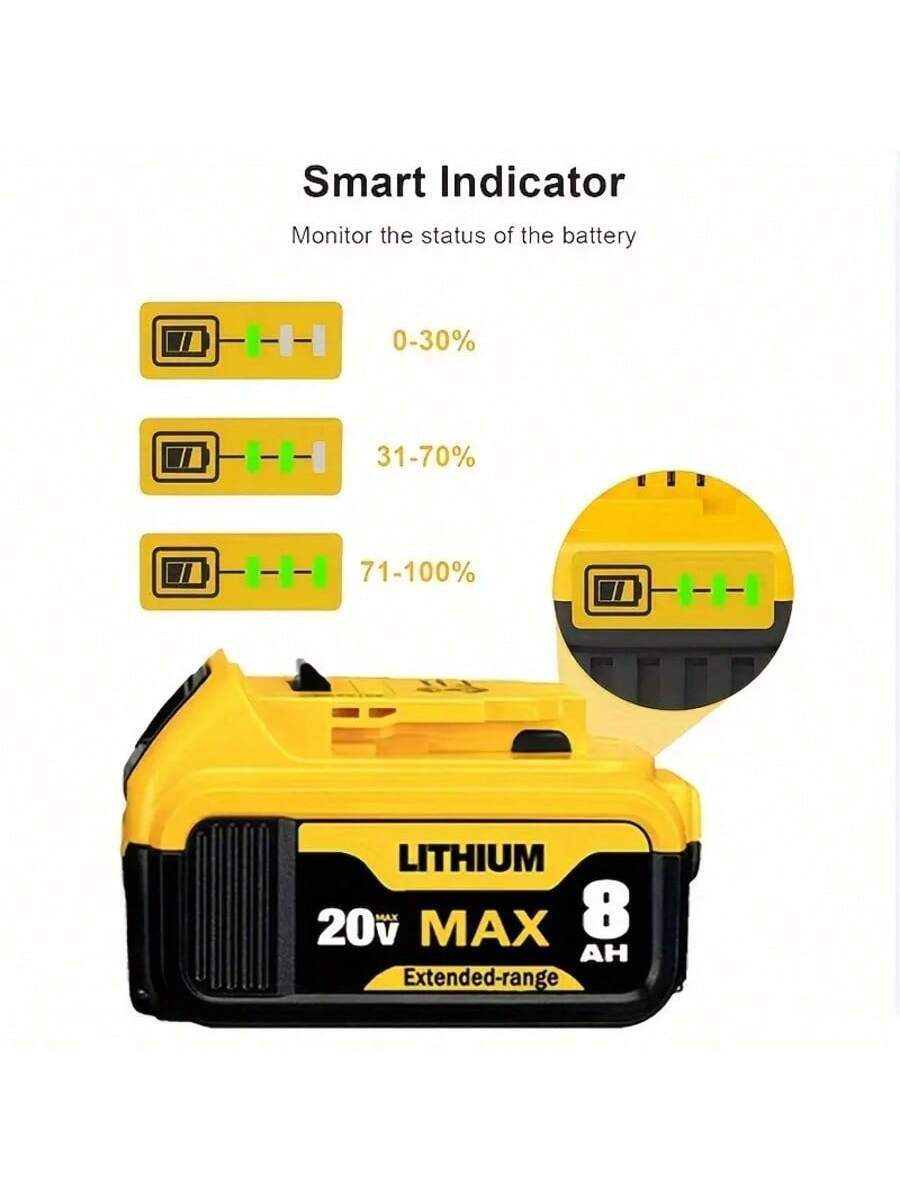 Batería recargable de iones para taladro inalámbrico DeWitt