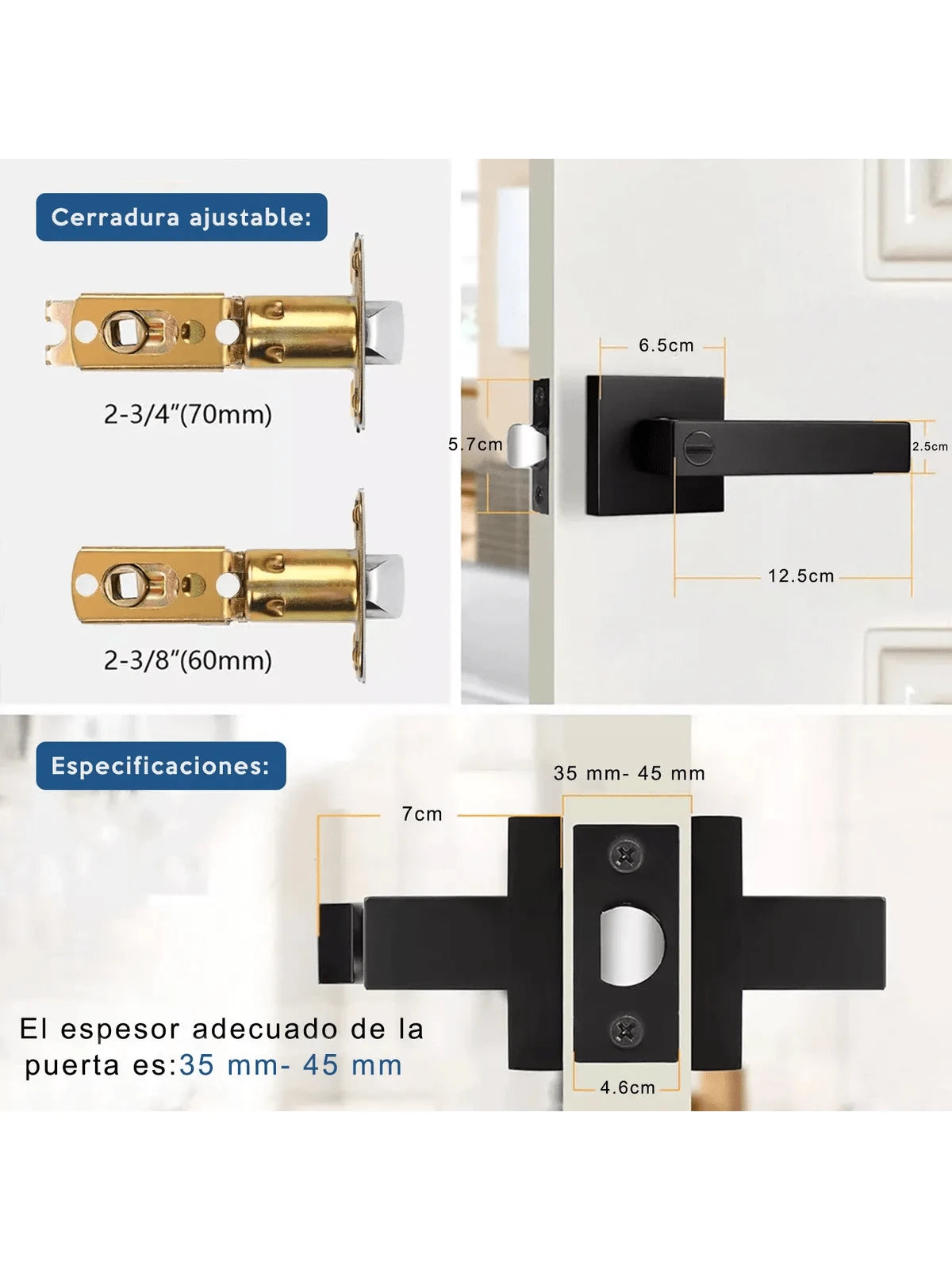 Cerradura de Manija,Cerradura de Manija de Puerta,