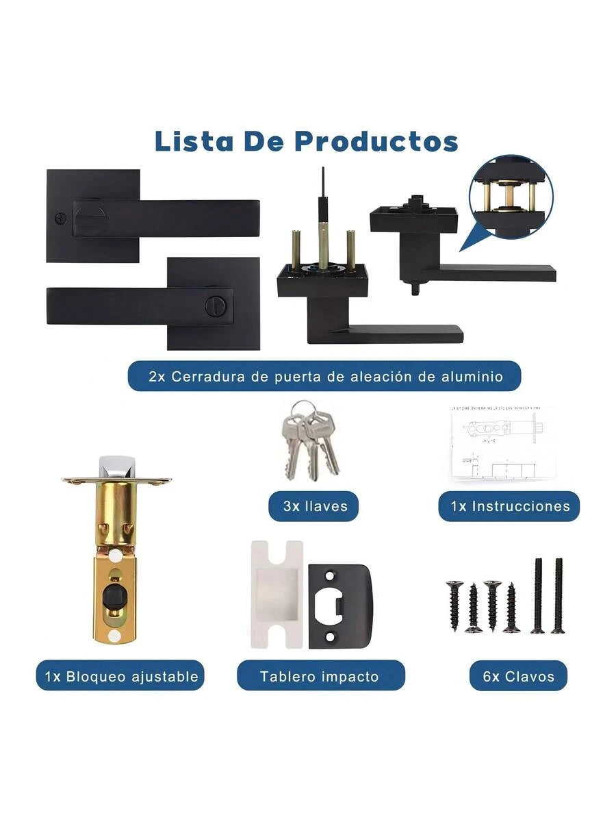 Cerradura de Manija,Cerradura de Manija de Puerta,