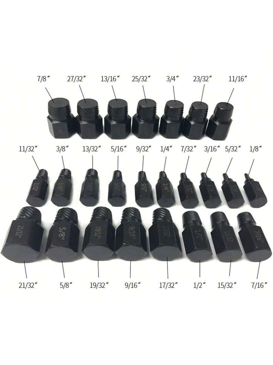 Juego De 25 Extractor De Tornillos