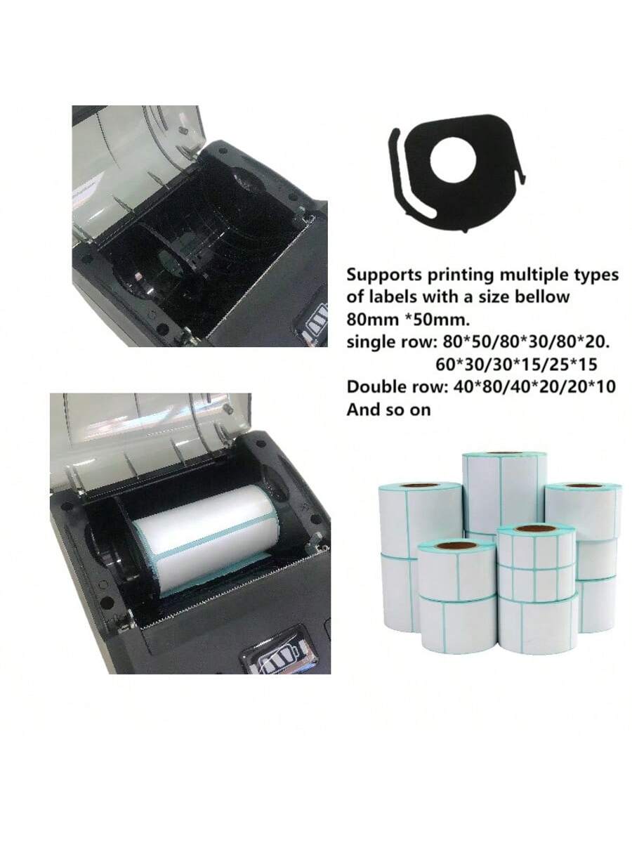 Impresora Térmica Portátil Inalámbrica De 80 Mm