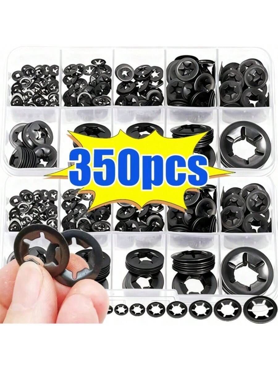 350 piezas/Caja Clip de retención autoblocante externo M2.5-M10