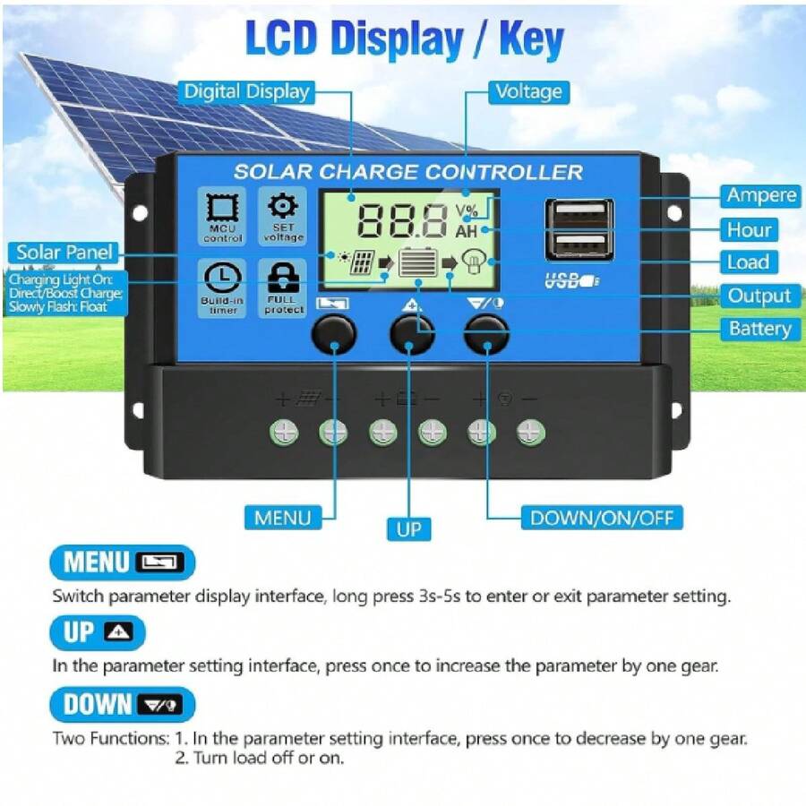 Controlador de Carga Solar