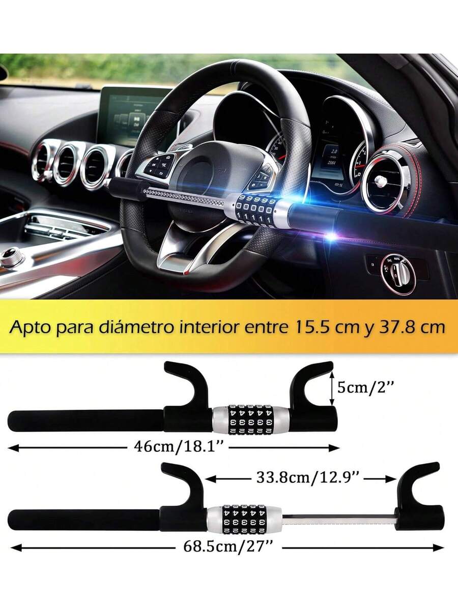 Bloqueo De Volante Con Contraseña