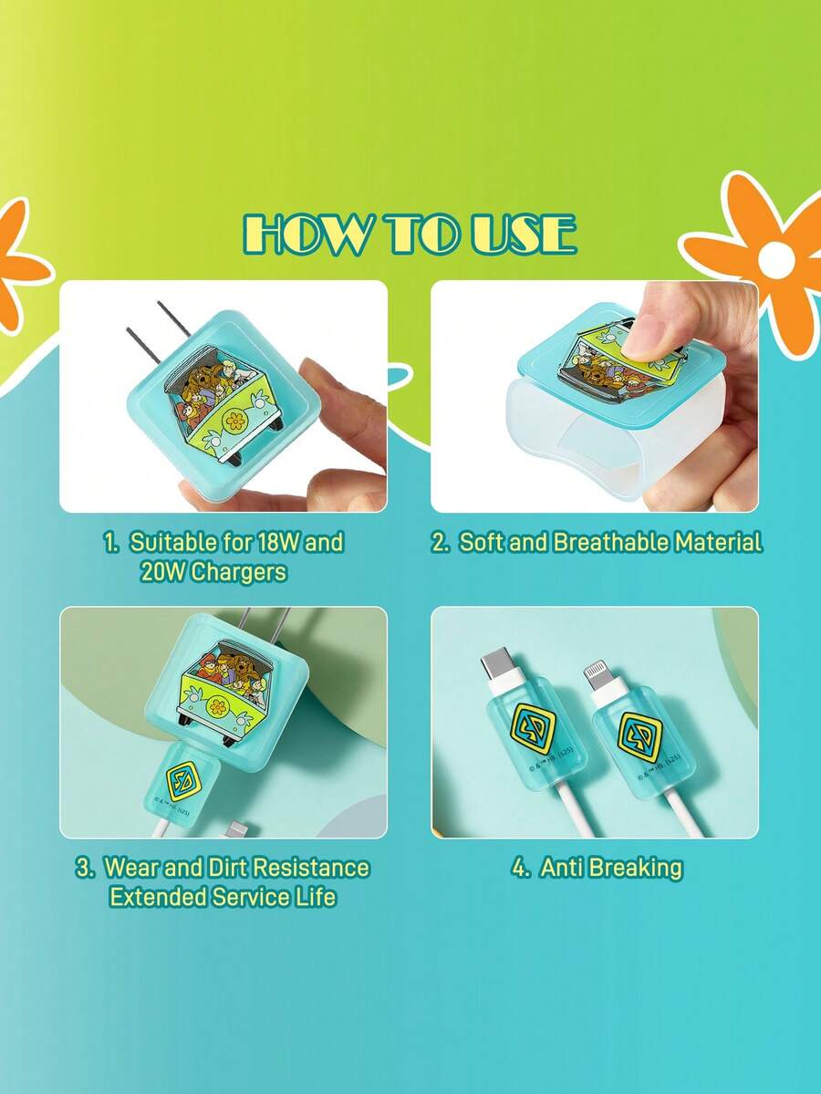 SpongeBob SquarePants Funda protectora para cable de datos