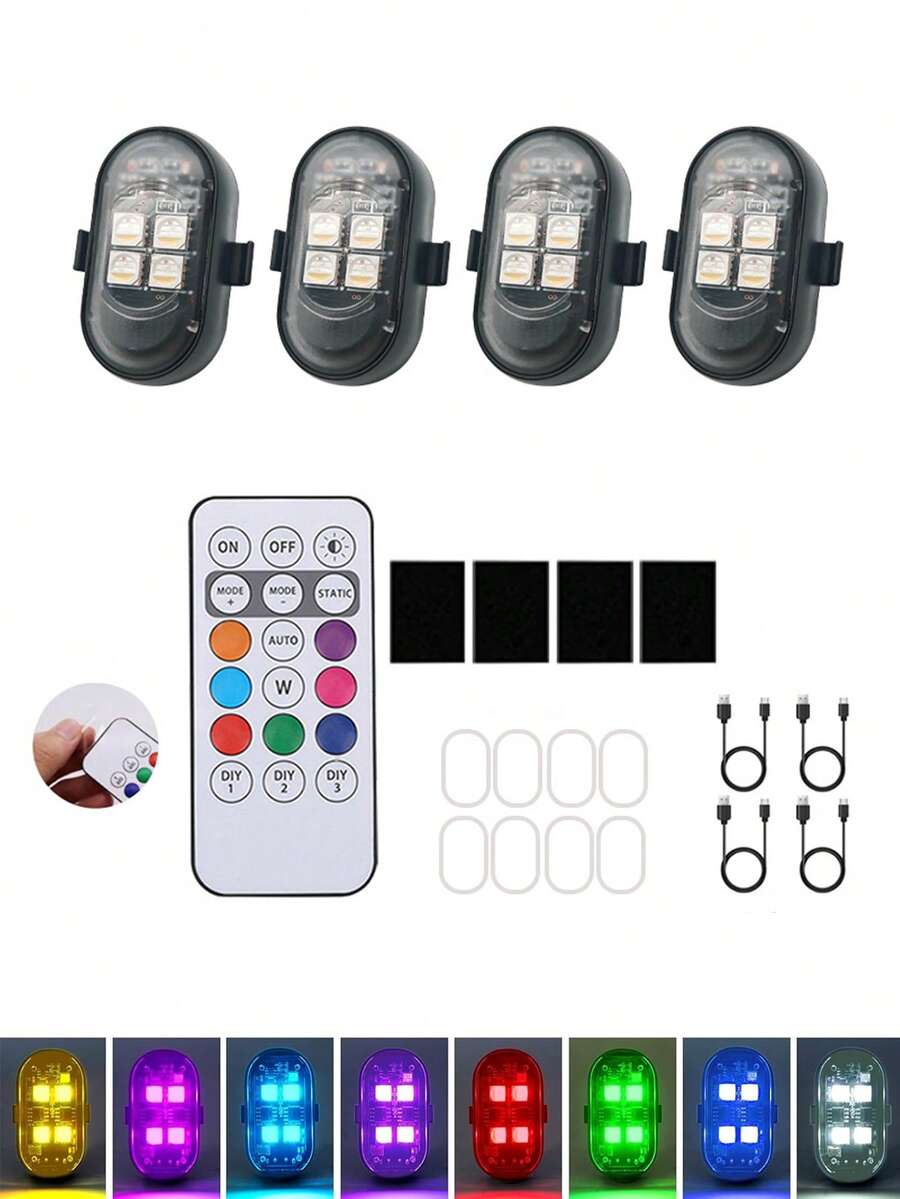 4 bombillas LED mejoradas