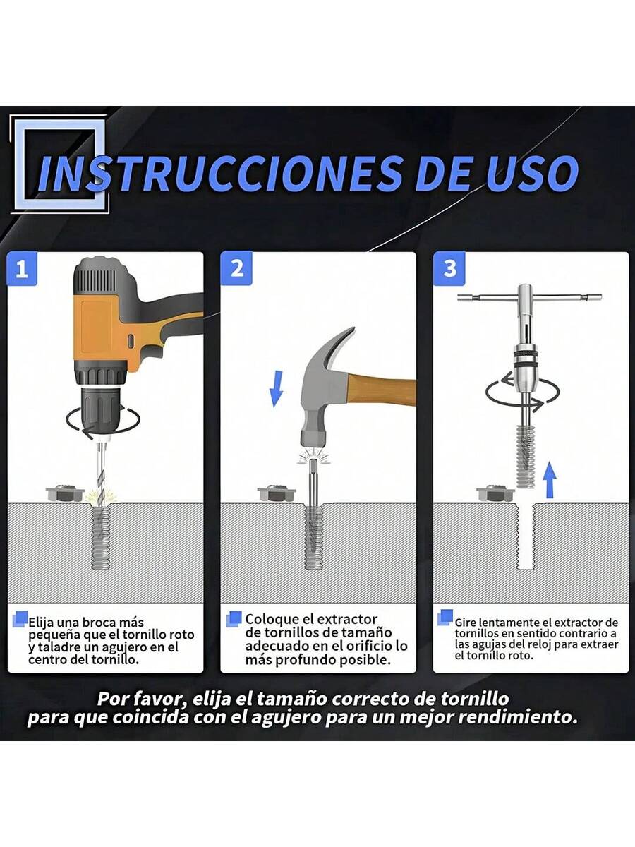 Juego De Extractores