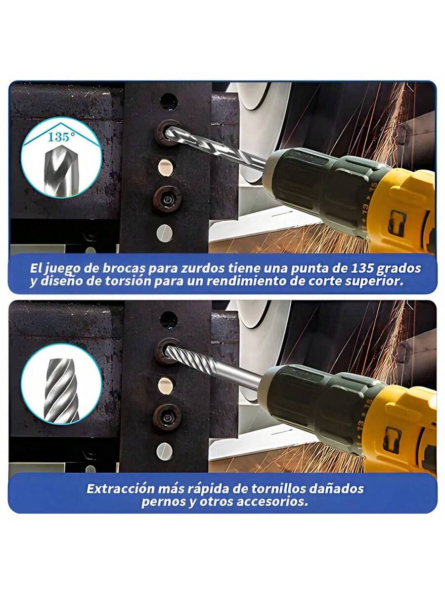 Juego De Extractores De Tornillos De 26 Piezas