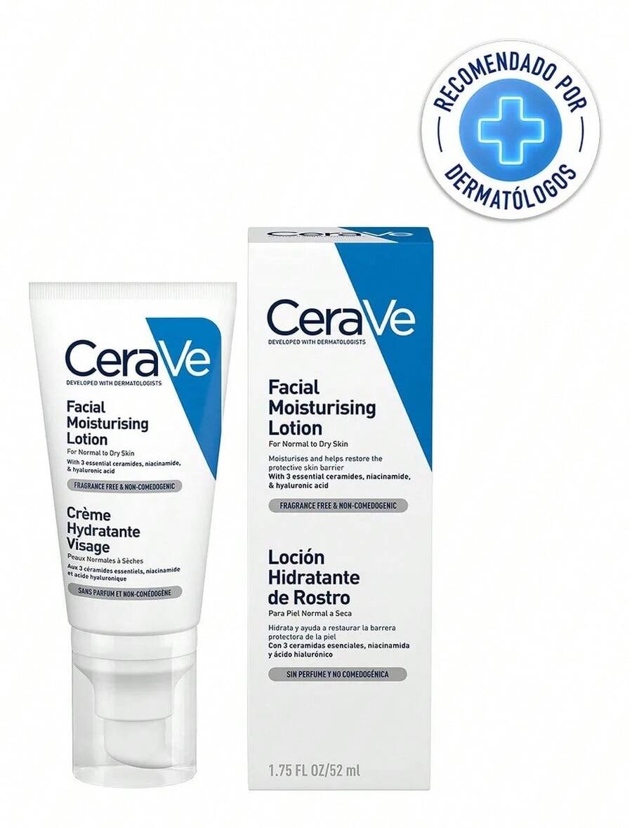 Cerave Locion Hidratante Para Rostro Noche 52mL