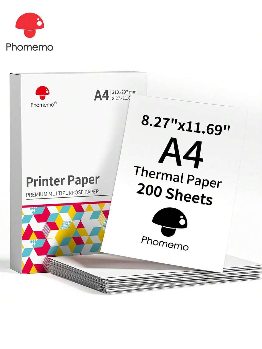 Paquete de Papel Térmico Tamaño A4