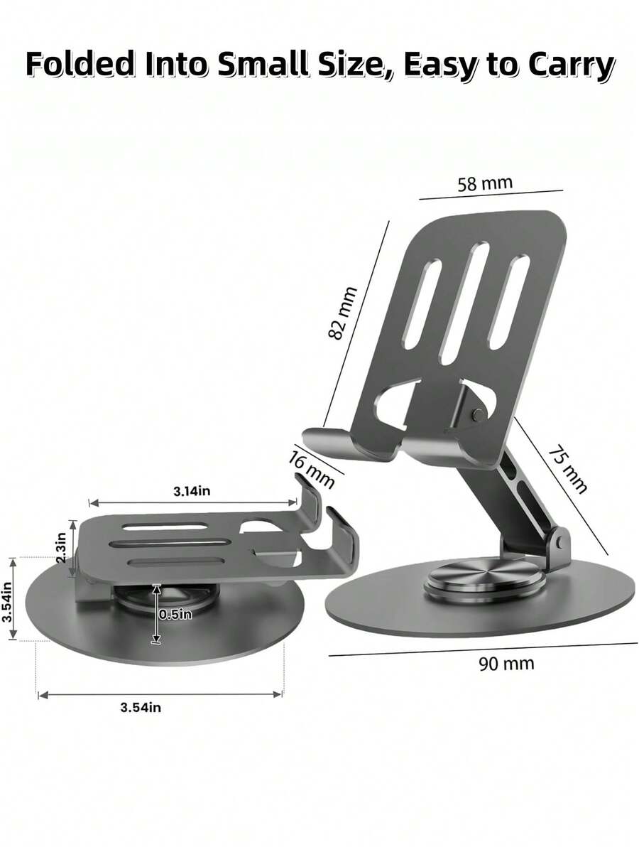 Soporte de escritorio plegable de aleación de aluminio