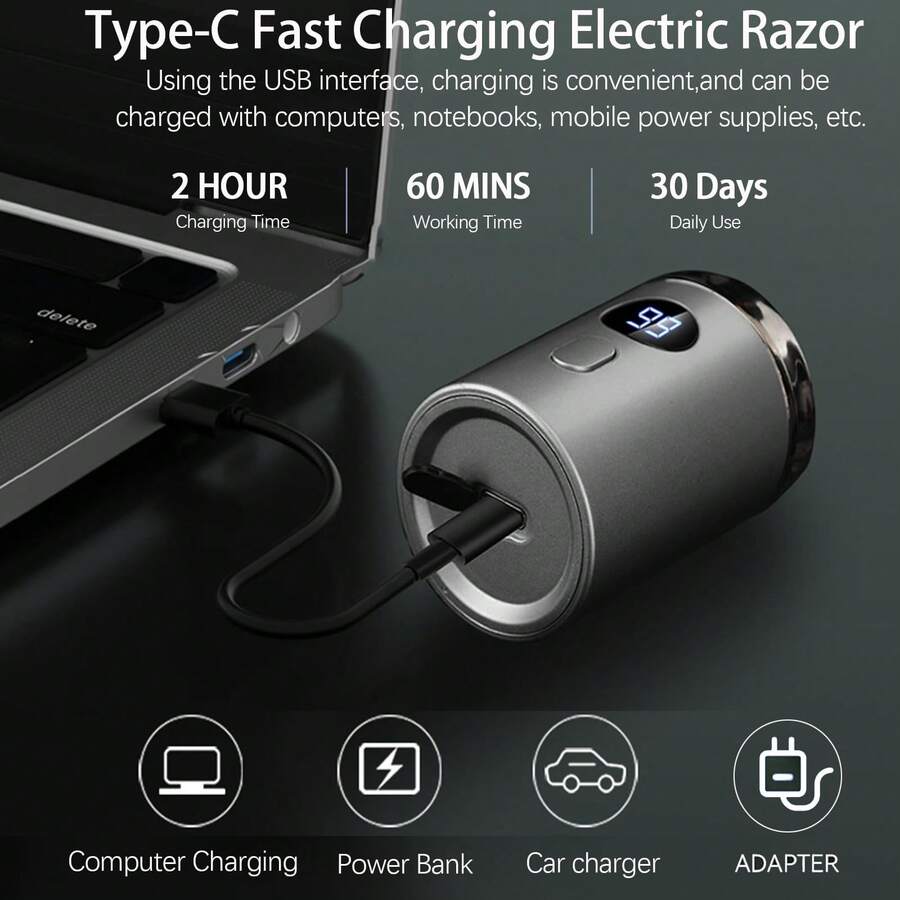 Mini afeitadora eléctrica