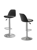 Conjunto de 2 sillas de bar giratorias