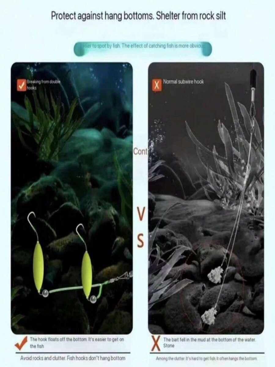 5 sets de kit de pesca con mosca de salmón