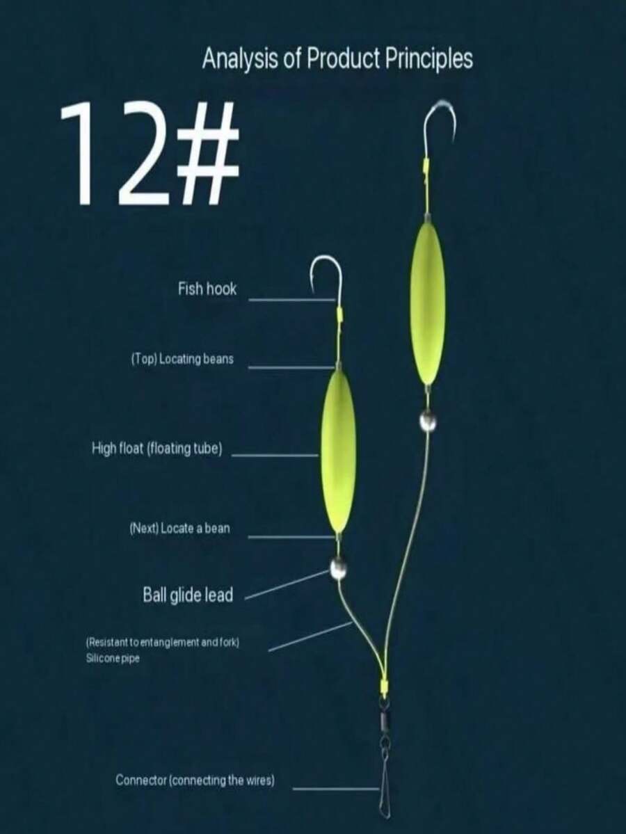 5 sets de kit de pesca con mosca de salmón