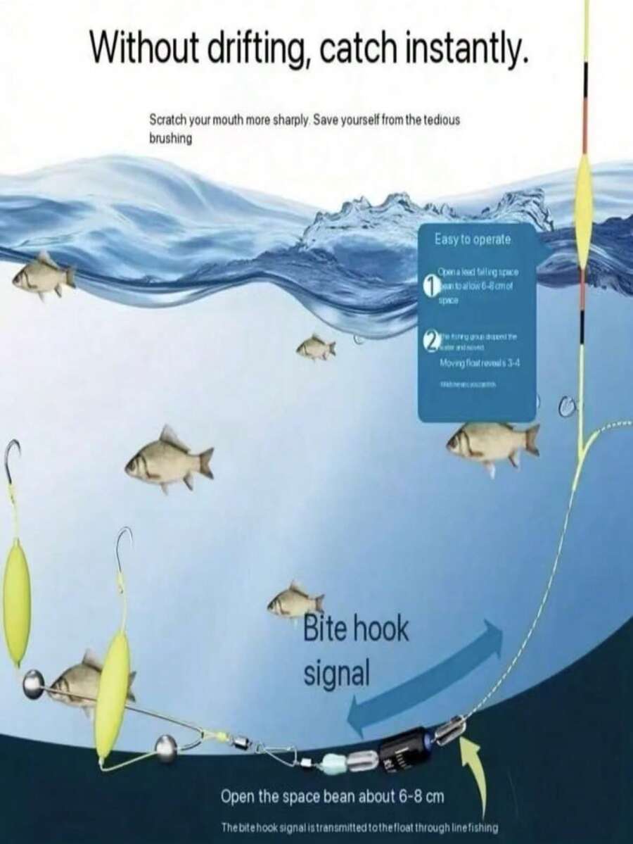 5 sets de kit de pesca con mosca de salmón