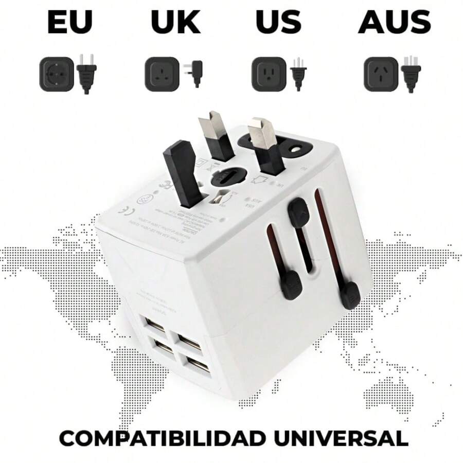 Adaptador De Viaje Internacional
