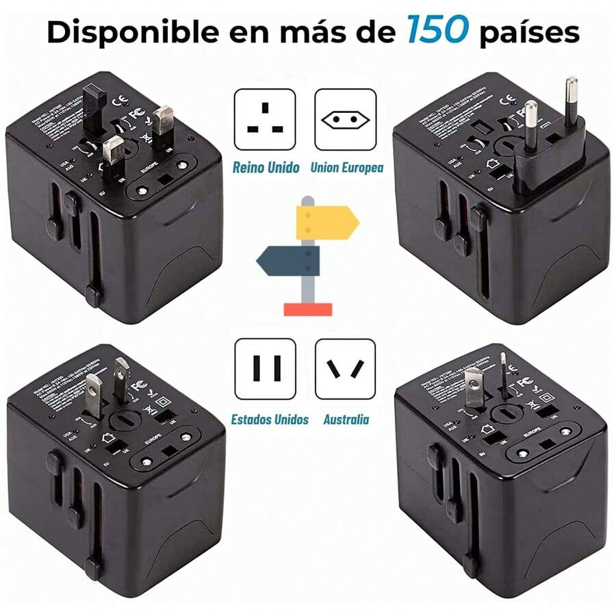 Adaptador De Viaje Internacional