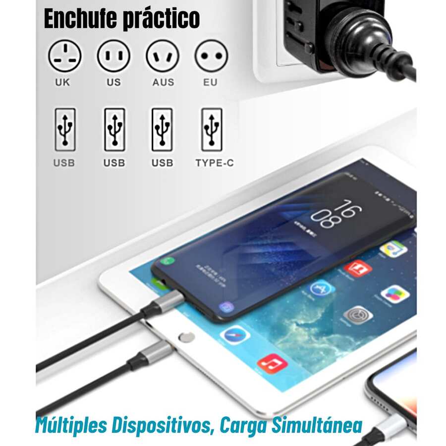 Adaptador De Viaje Internacional