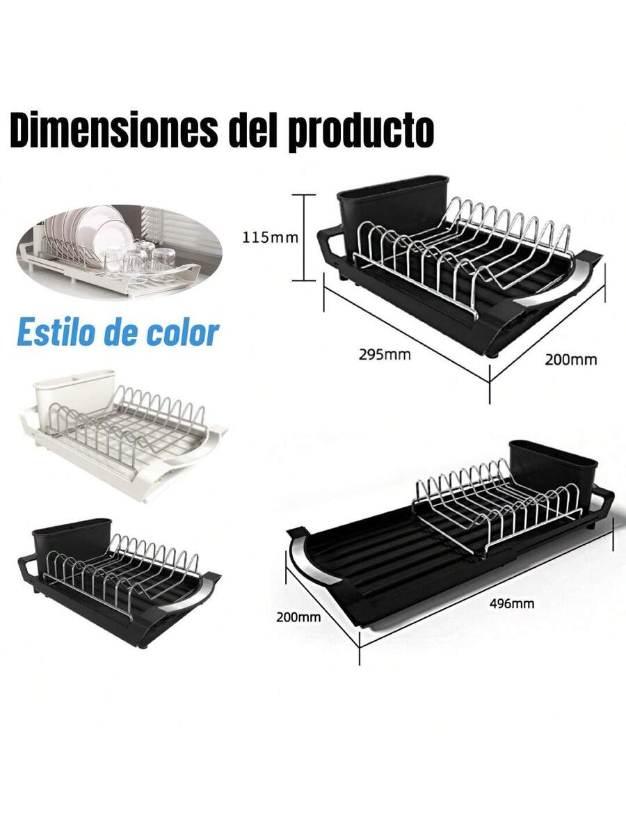 Escurridor De Trastes De Platos Ajustable