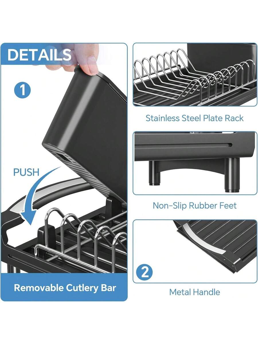 Escurridor De Trastes De Platos Ajustable