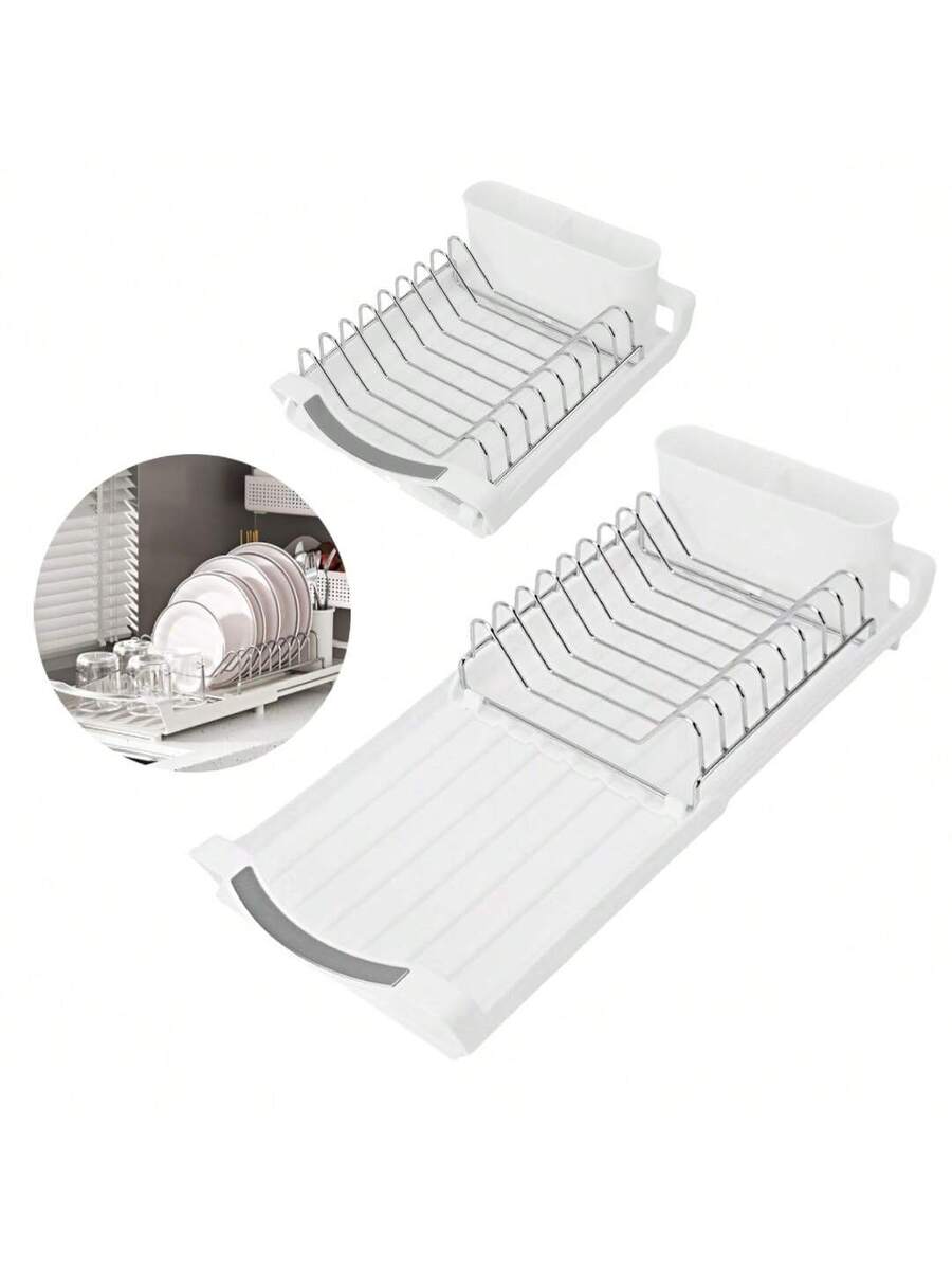 Escurridor De Trastes De Platos Ajustable