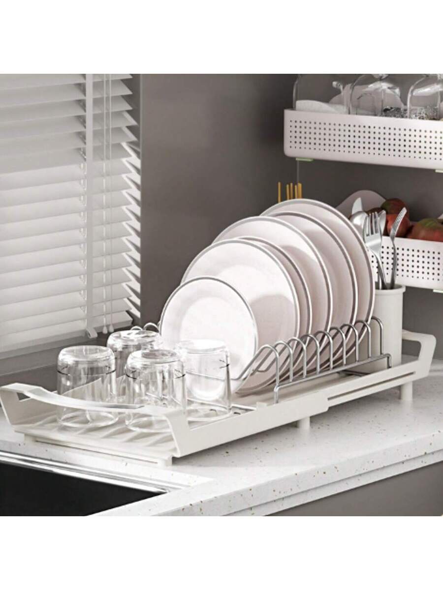 Escurridor De Trastes De Platos Ajustable
