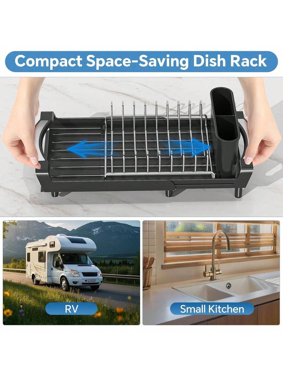 Escurridor De Trastes De Platos Ajustable