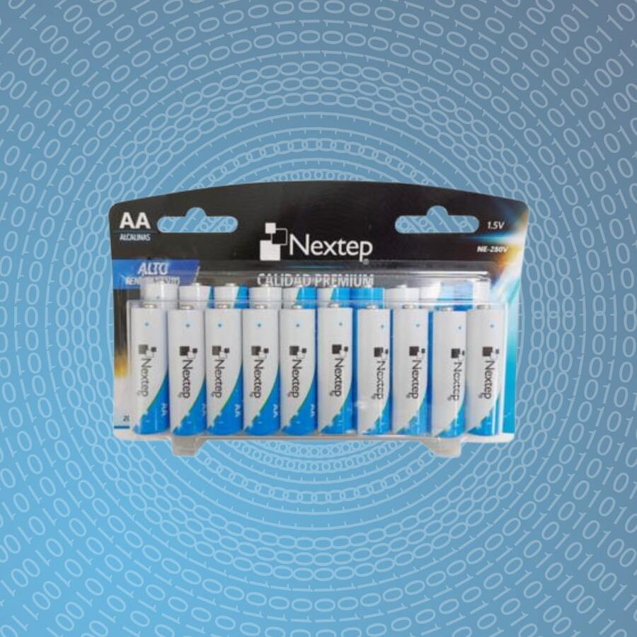 20 Pilas AAA o AA Nextep NE-281V