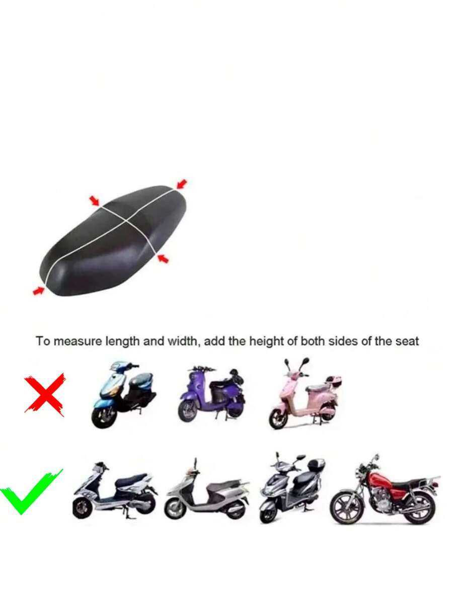 Funda de asiento malla XXL de motocicleta