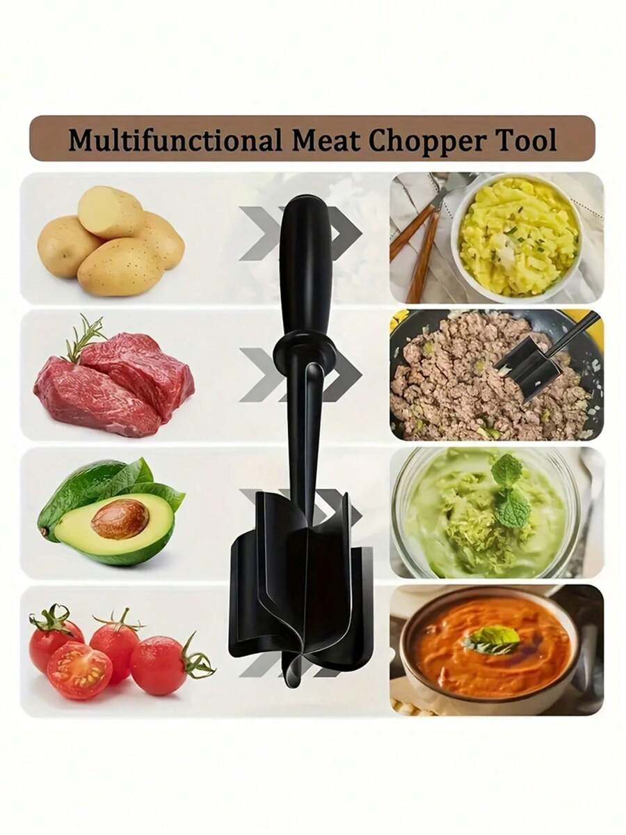 Molinillo de carne negro/Machacador de patatas