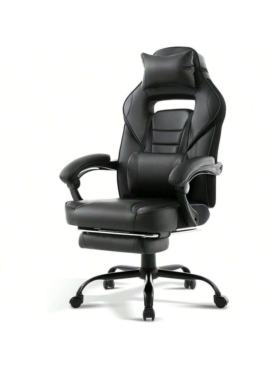 silla de videojuegos de cuero