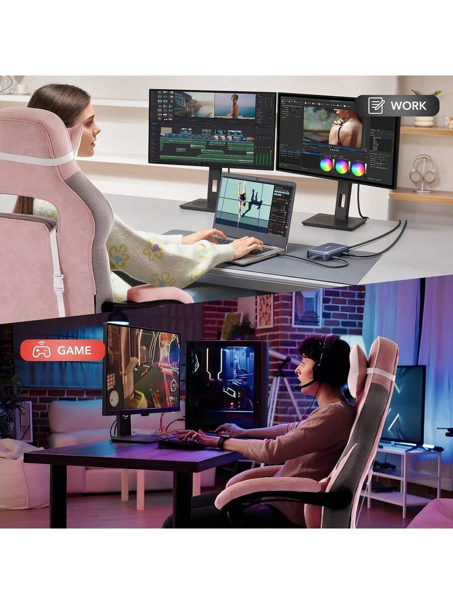 silla de videojuegos de cuero