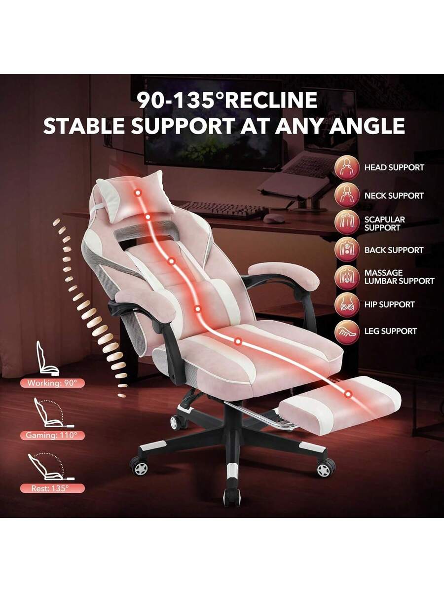silla de videojuegos de cuero