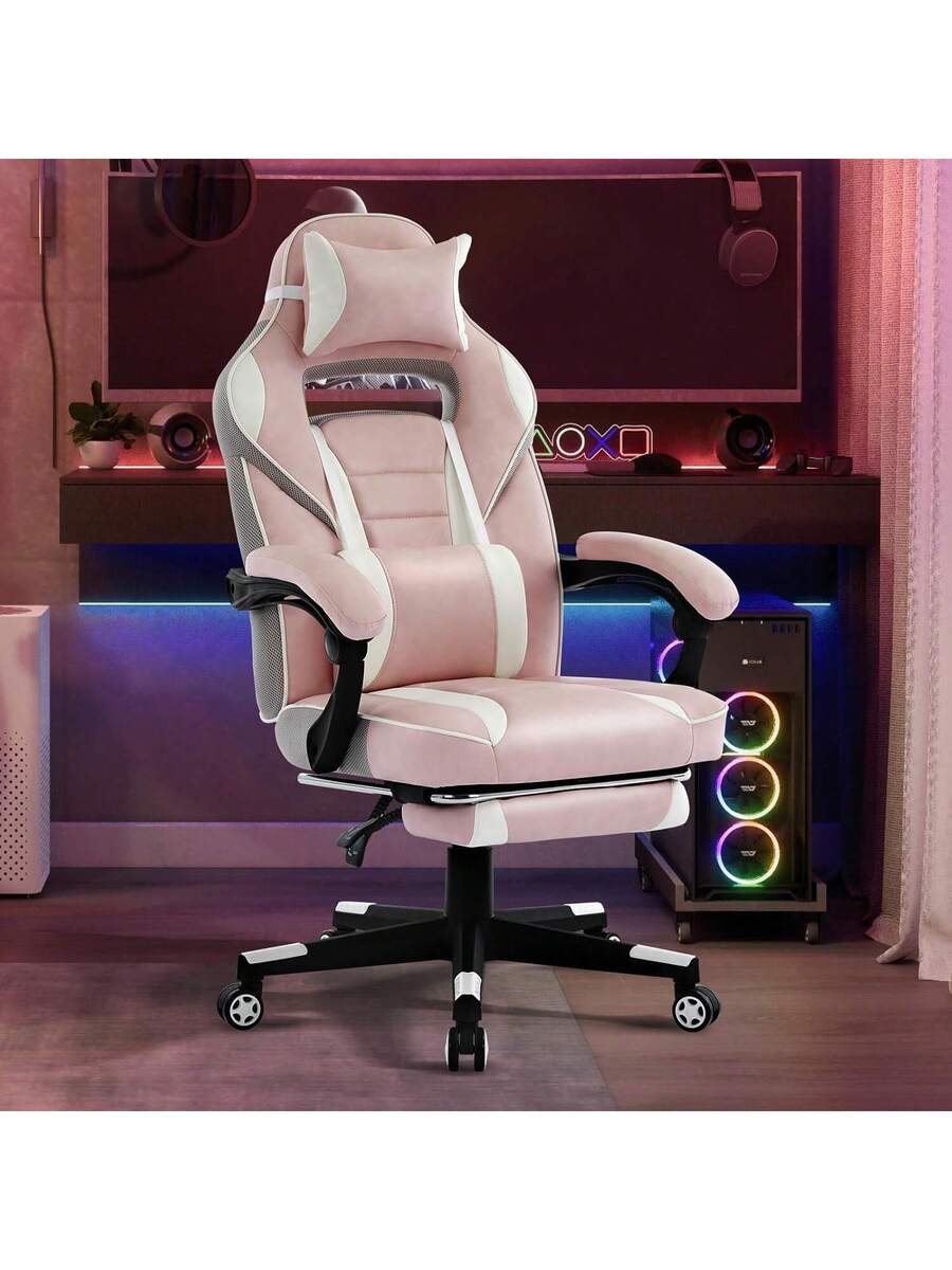 silla de videojuegos de cuero