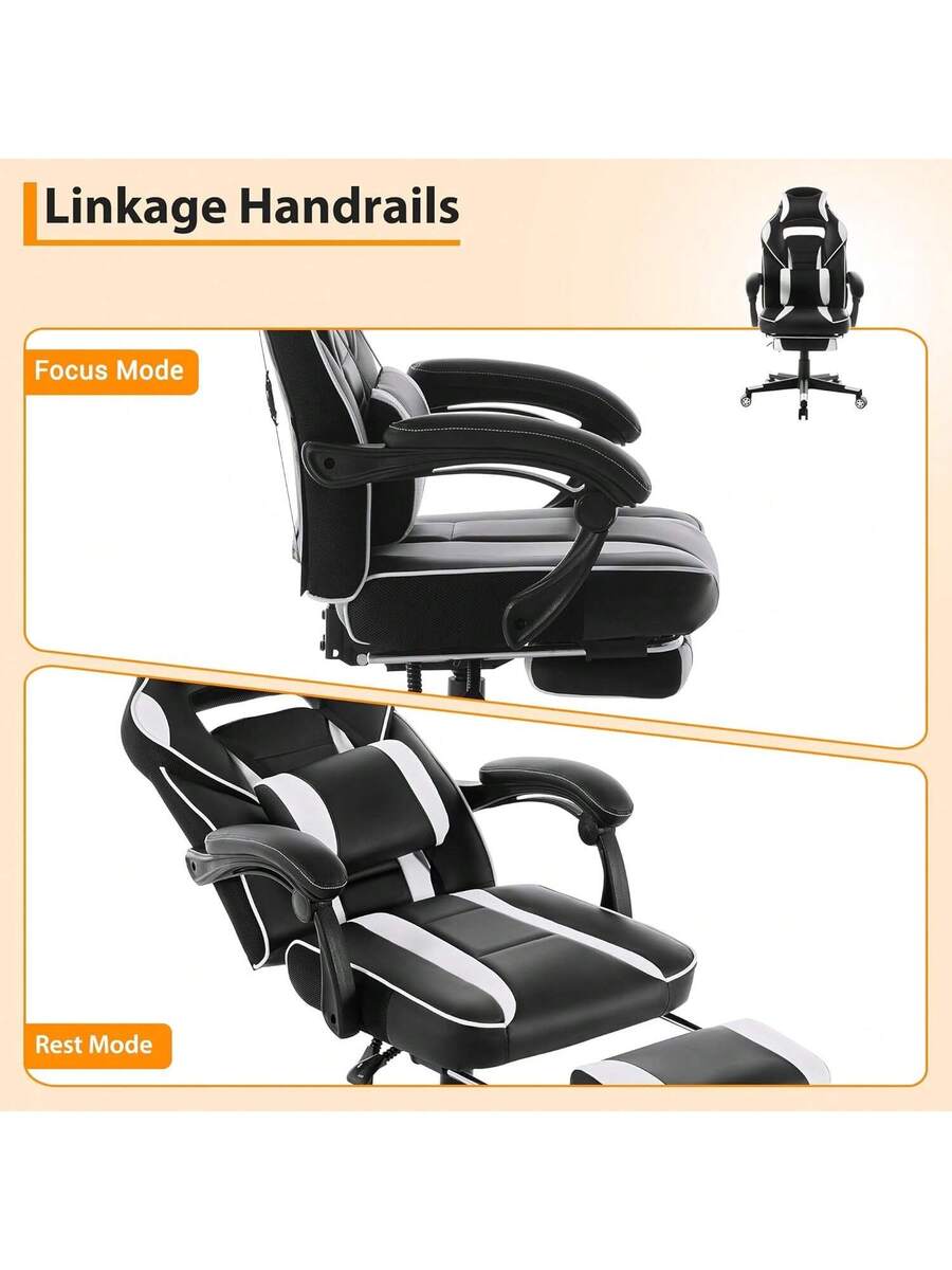 silla de videojuegos de cuero