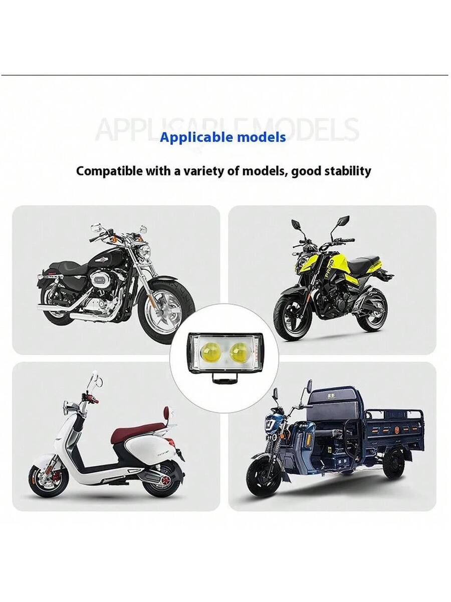 Faros delanteros auxiliares de LED para coche moto